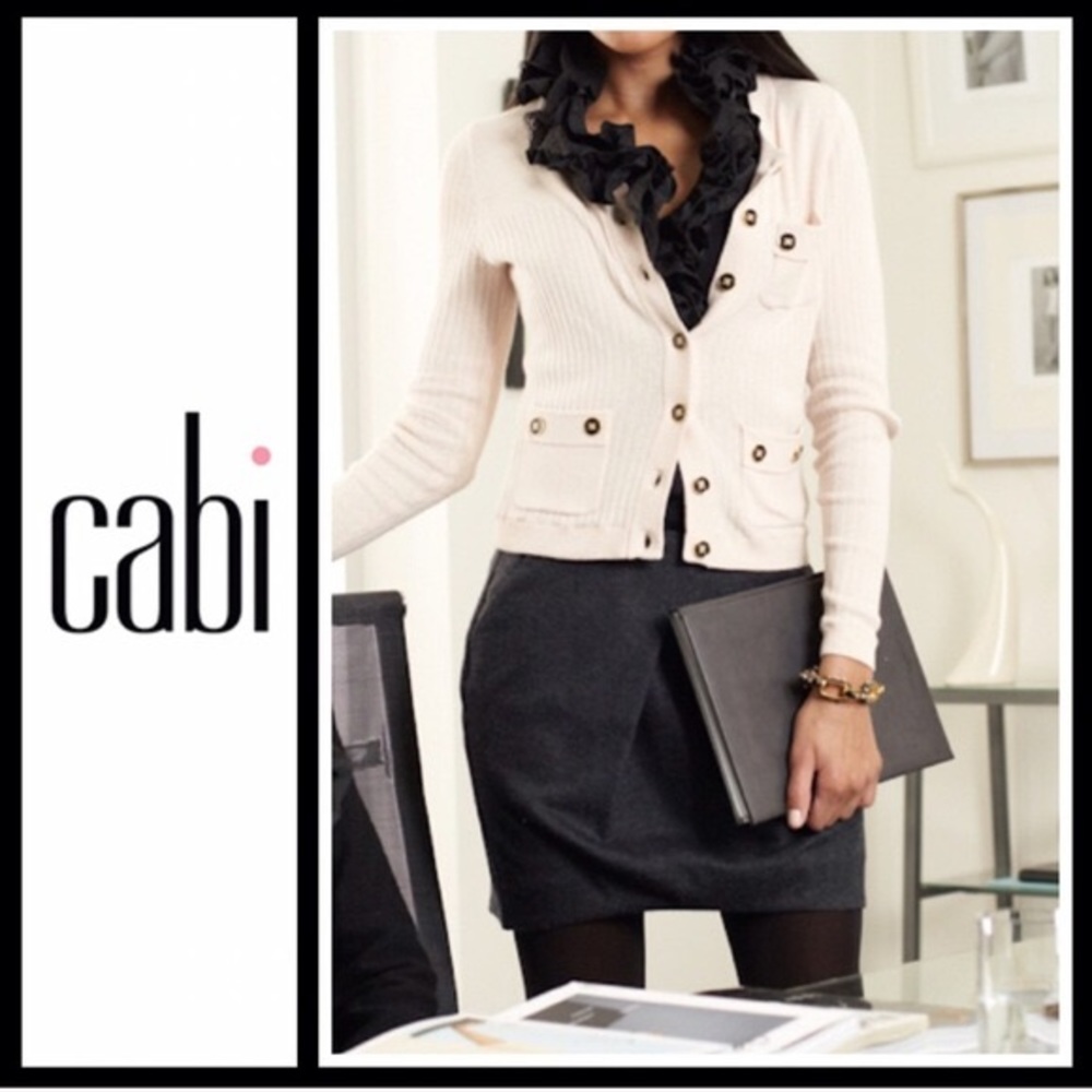 Size: 4 EUC Cabi "Andy" Charcoal Mini Skirt